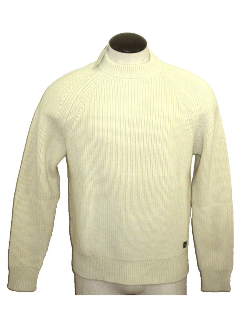 OOBE Brand Men's Leon Crew Neck Virgin Wool Sweater Belay Ivory Size Medium NEW